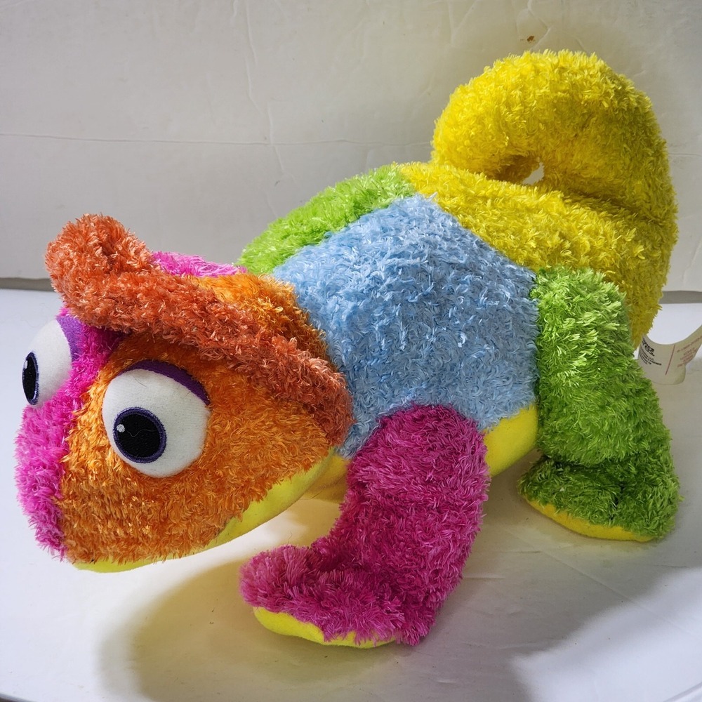 Kohl's Cares Rainbow Chameleon Lizard Plush Leo Lionni A Color of His Own 13"